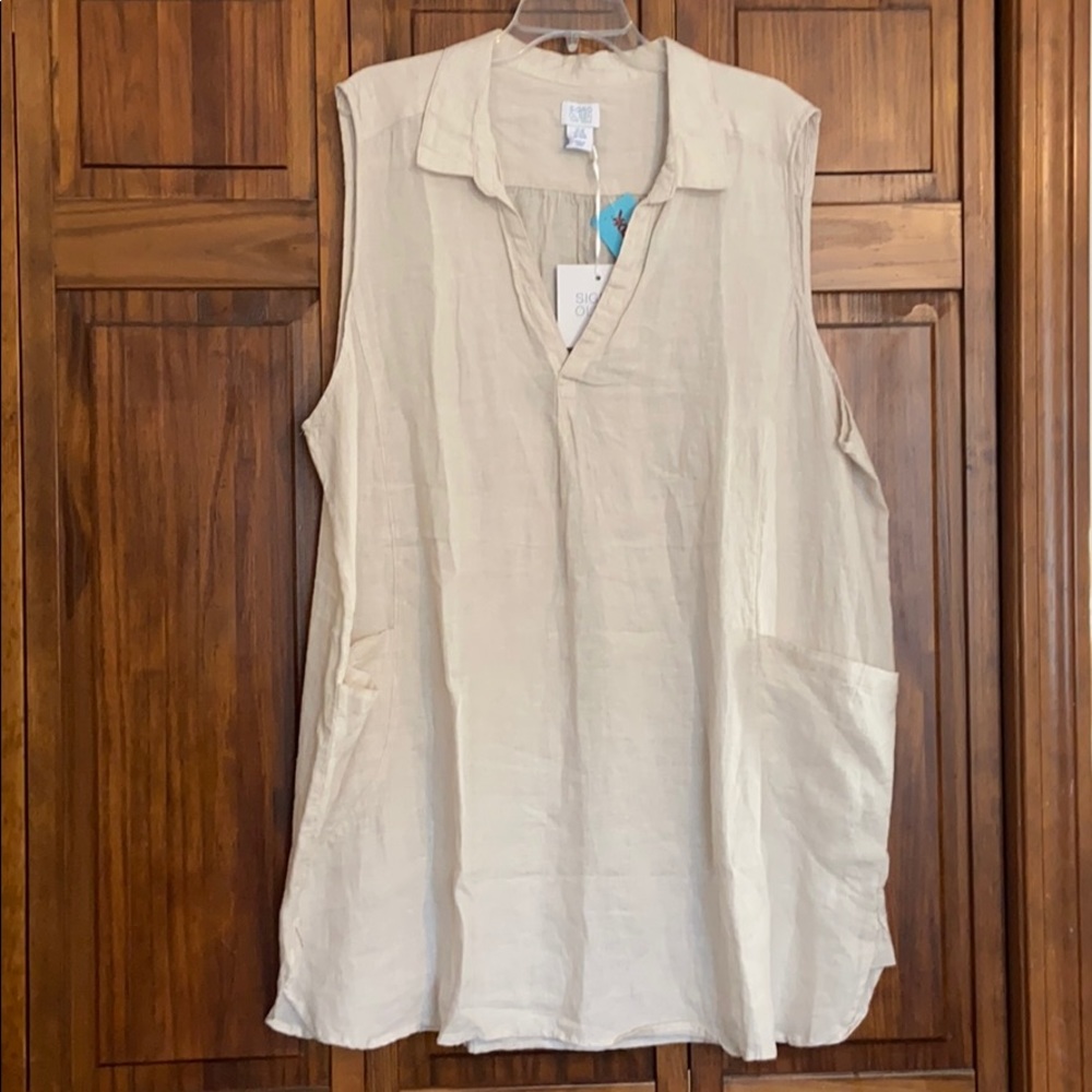 Linen Tank Top